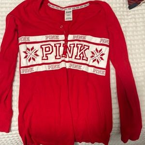 Red Victoria’s Secret Oversized Sleep shirt